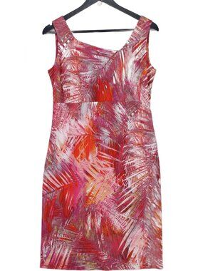 A mid-length fitted dress